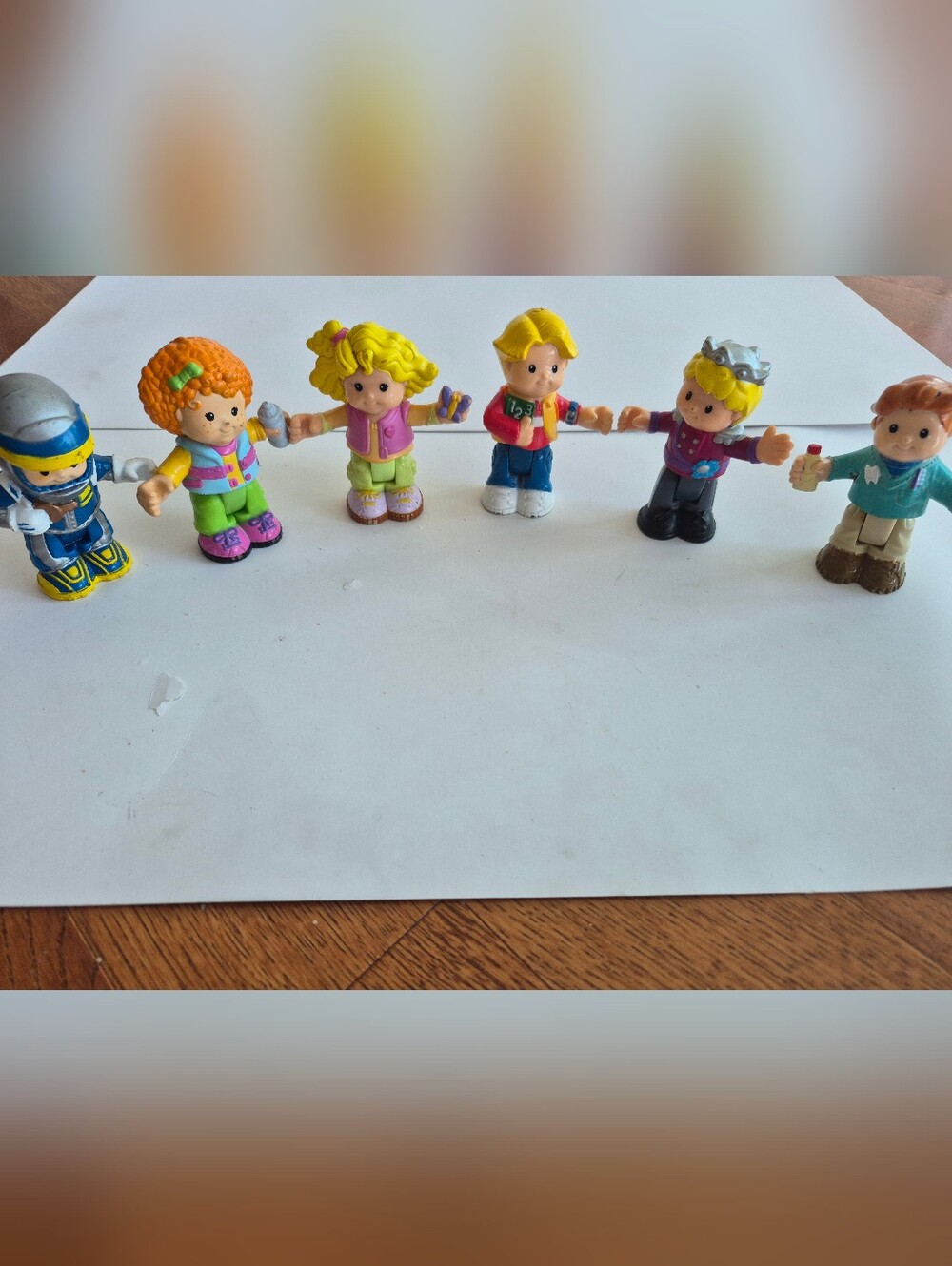 Little PEOPLE poseable Bendable Dentist King Play Figures Set - Pack of 6